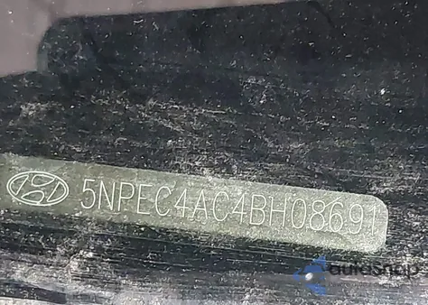 2011 Hyundai Sonata Se from USA, damaged, VIN 5NPEC4AC4BH086917